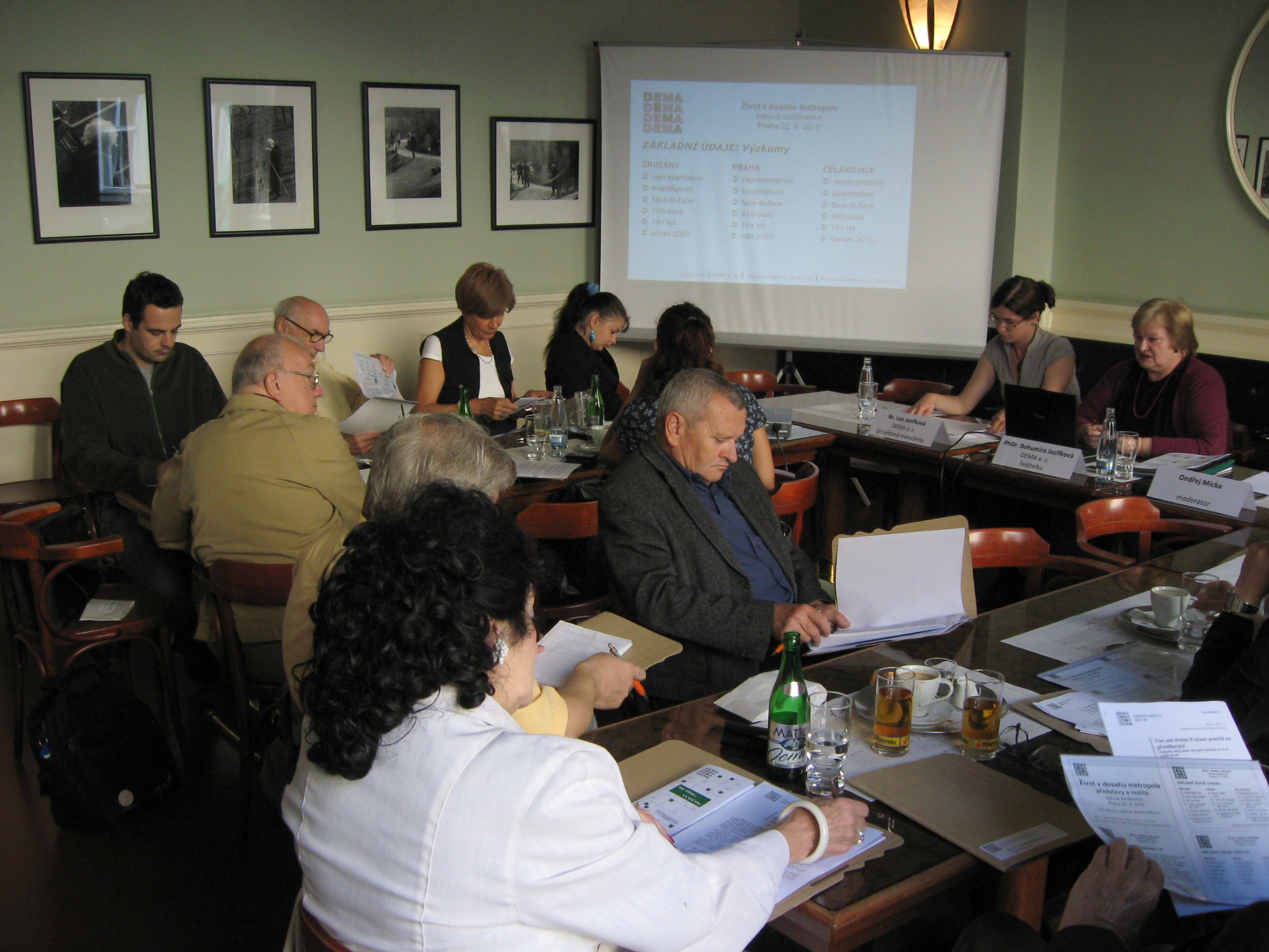 Tisková konference – Café Louvre